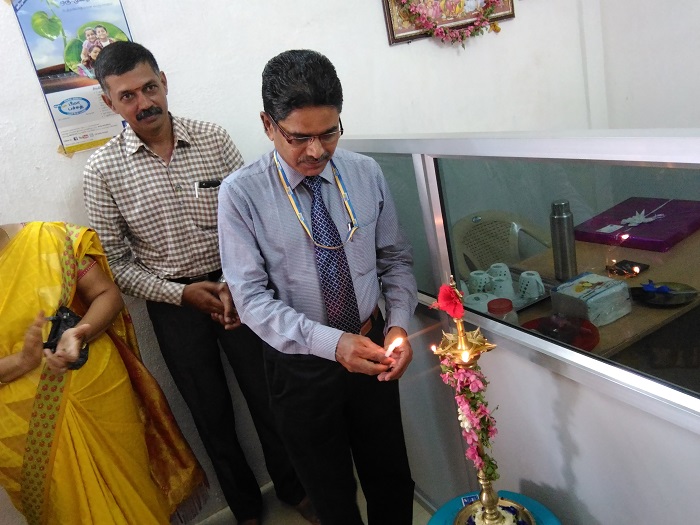 SDM lighting kuthuvilakku at office Inauguration